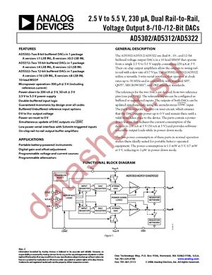 AD5312BRMZ datasheet  